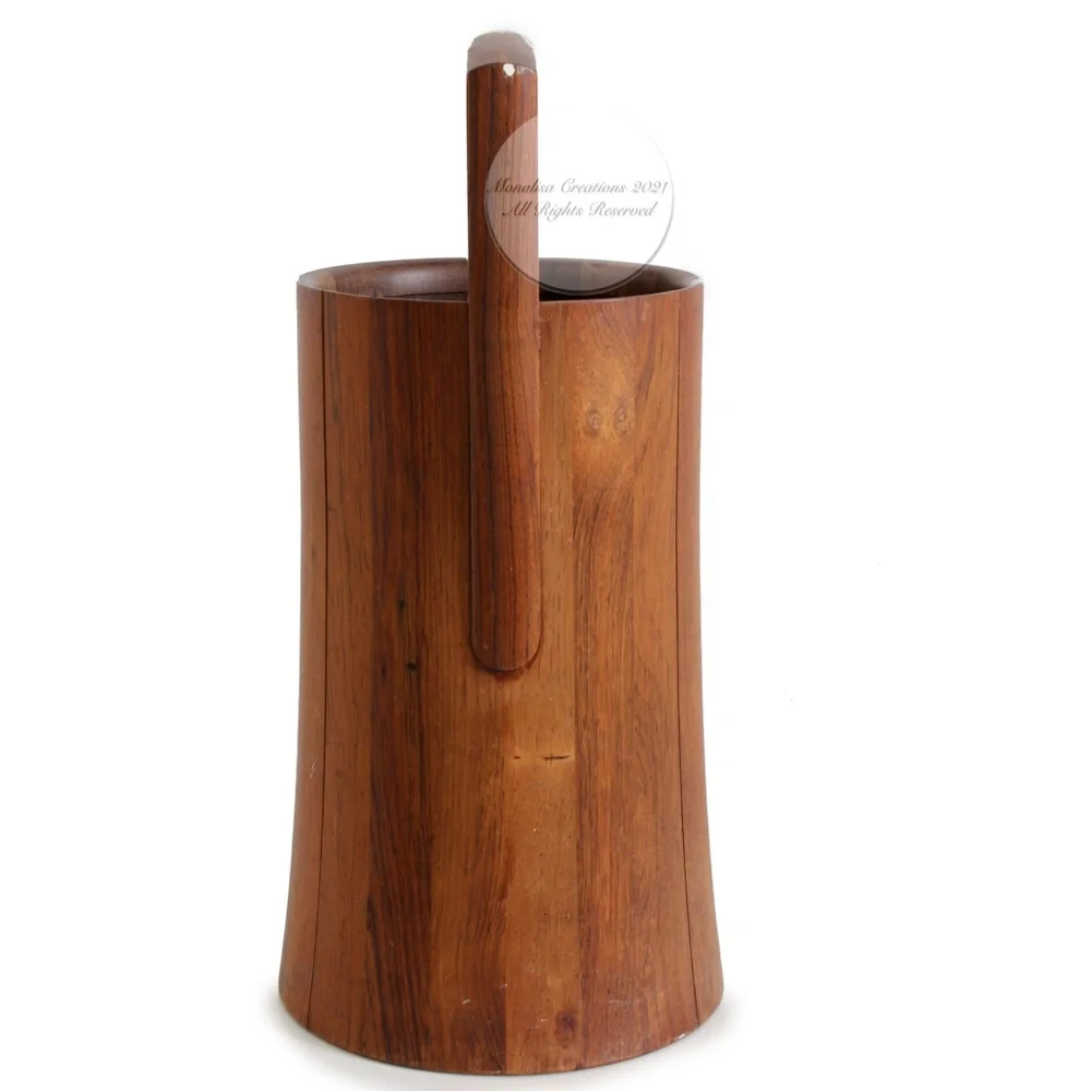 Dansk Palisander Ice Bucket Jens Quistgaard Staved Teak Rare MCM Vintage Modern
